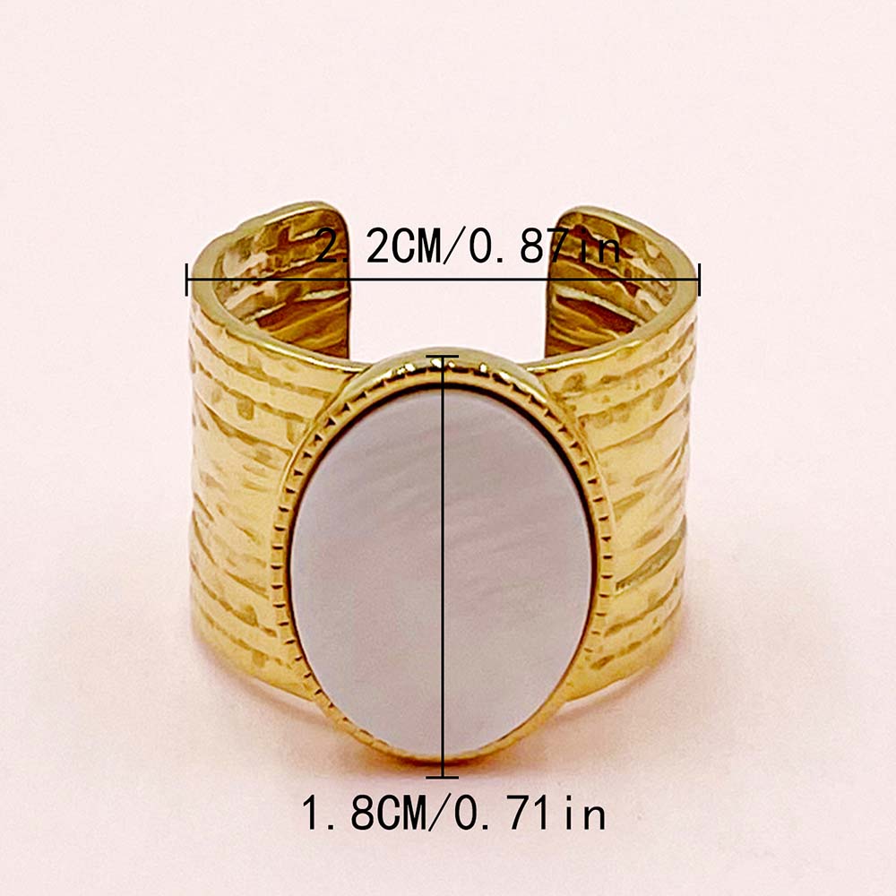 Ithaca Adjustable Stainless Steel Ring