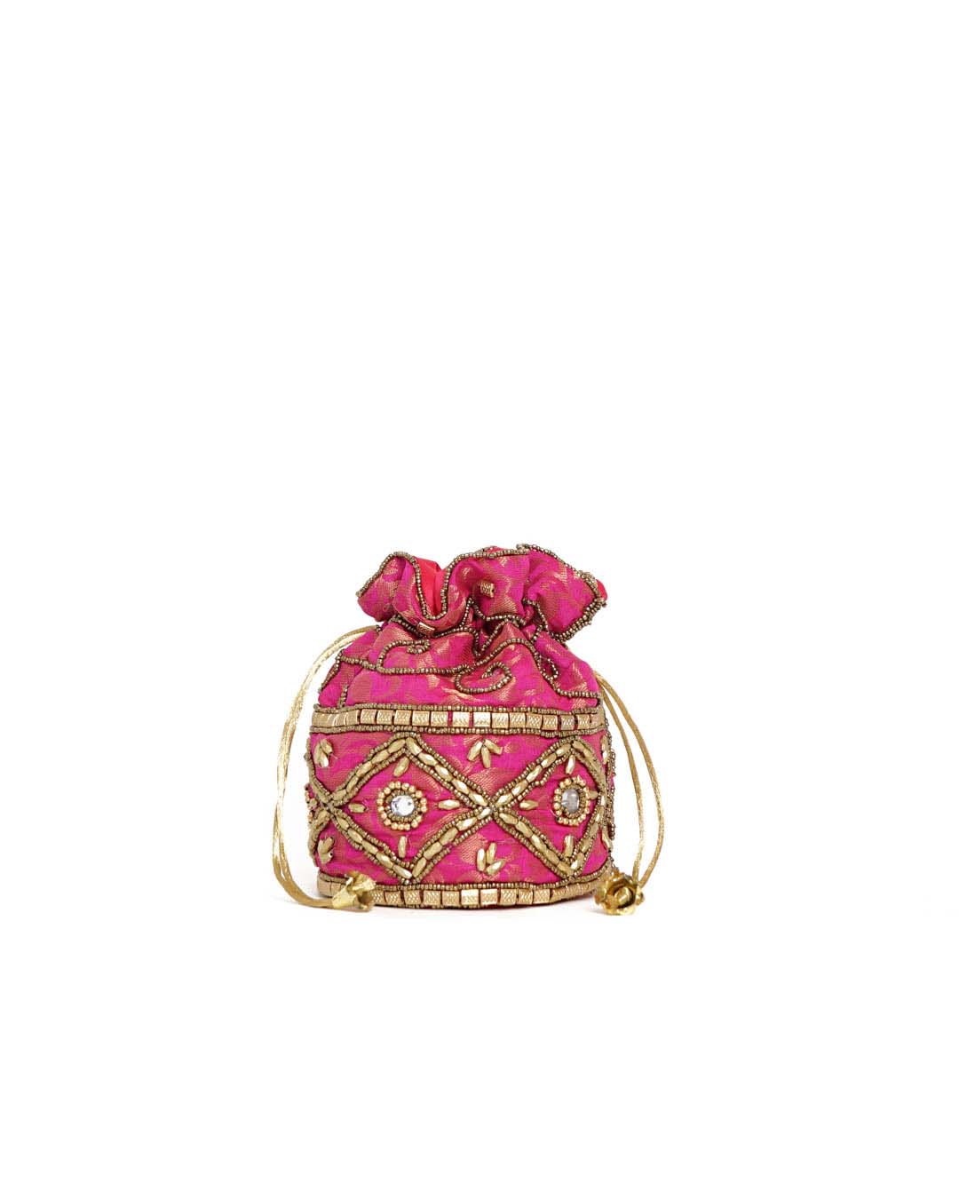 Amoli Pink Bucket Bag