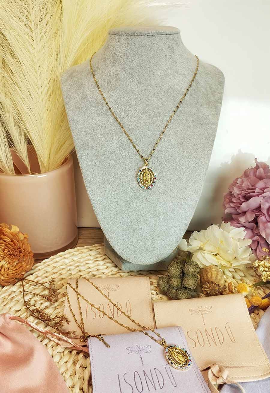 Virgen deals maria necklace