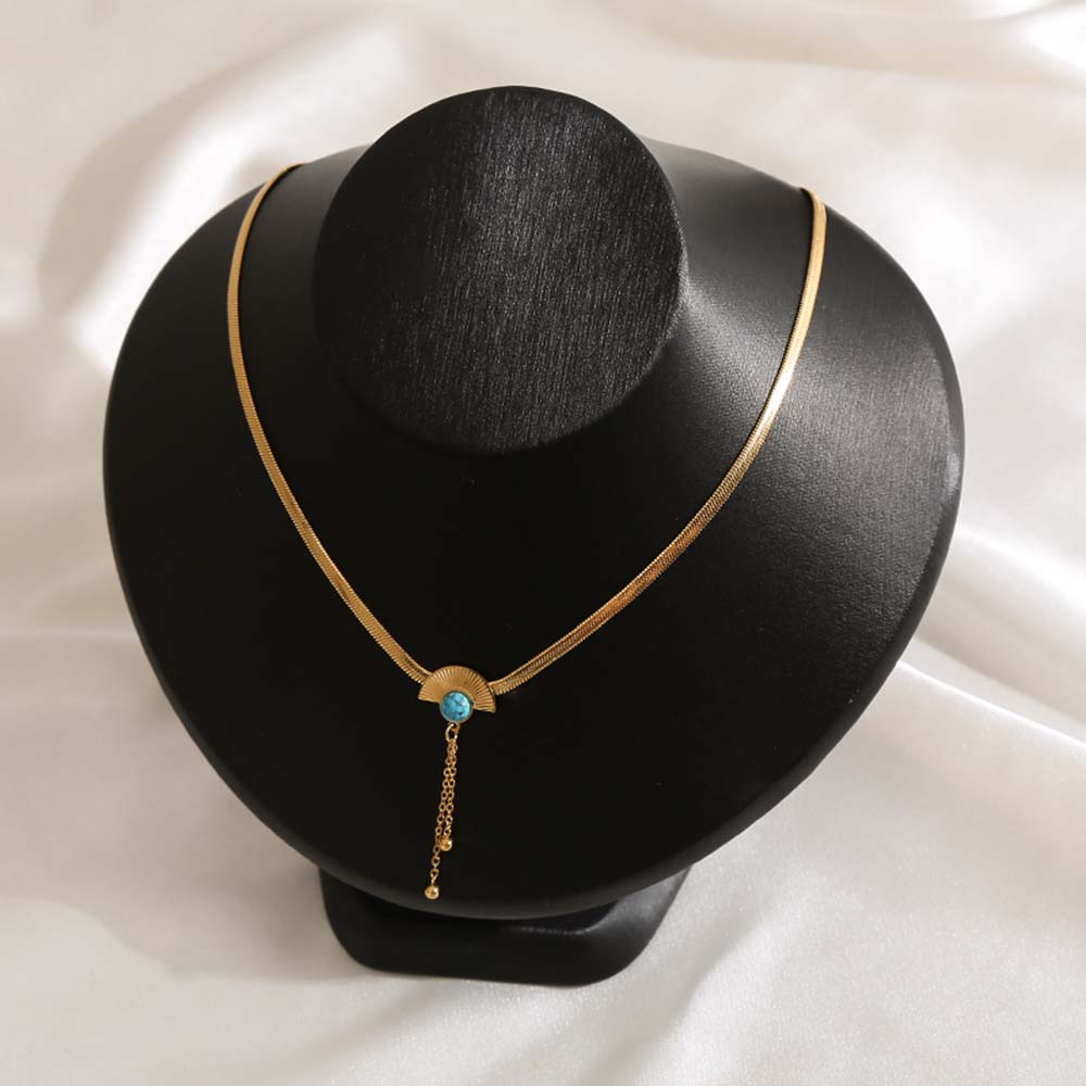 Nefertiti Stainless Titanium Steel Necklace