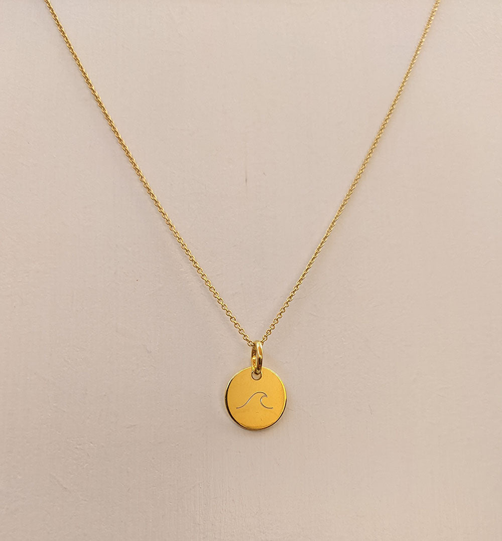 925 Silver Necklace with 18k Gold Plated Teahupoo