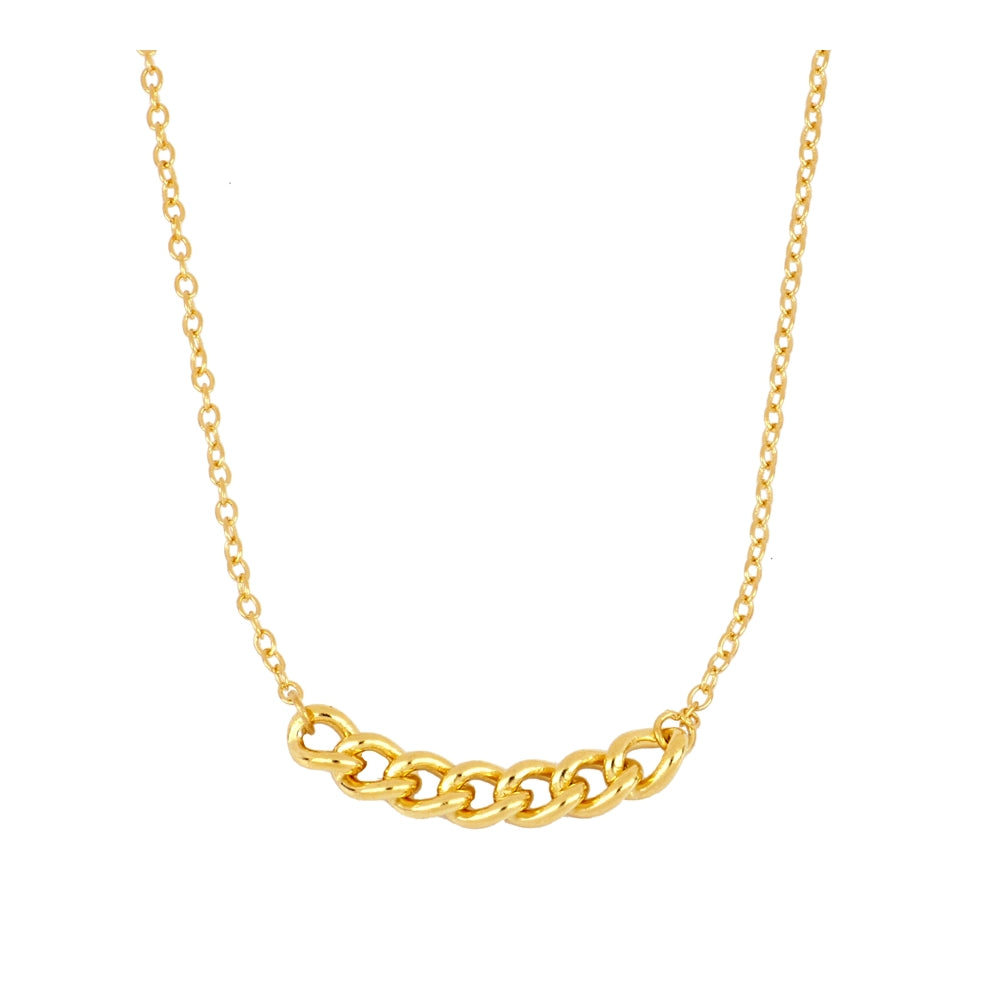 Lula 925 Silver Necklace with 18k Gold Plated