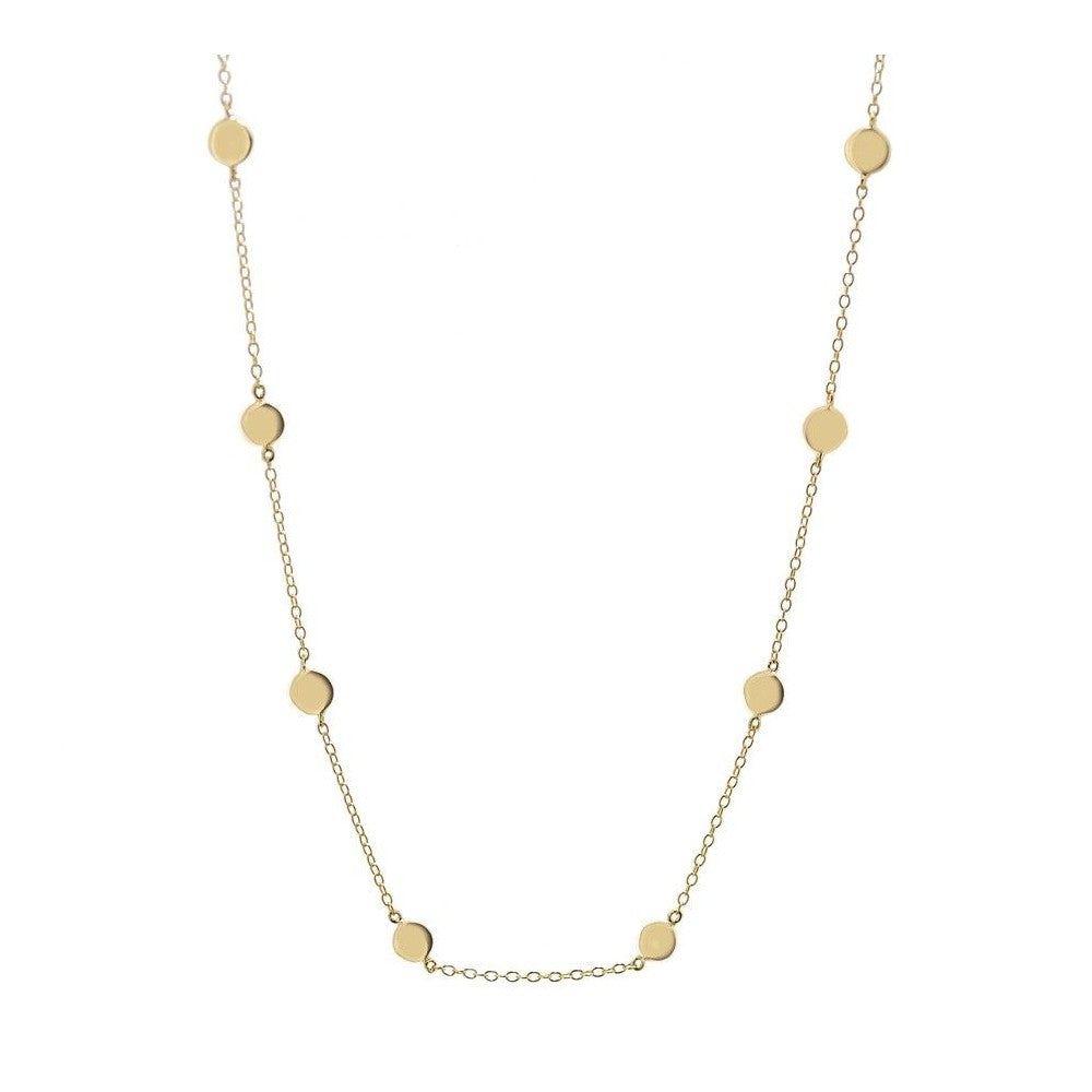 Malta 925 Silver Necklace with 18k Gold Plated