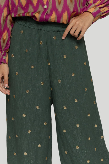Green fringed Panambi pants
