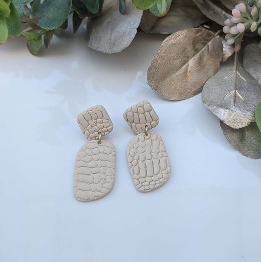 Cypress Polymer Clay Handmade Earrings