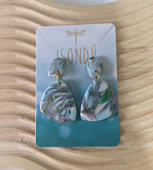 Maui Polymer Clay Handmade Earrings
