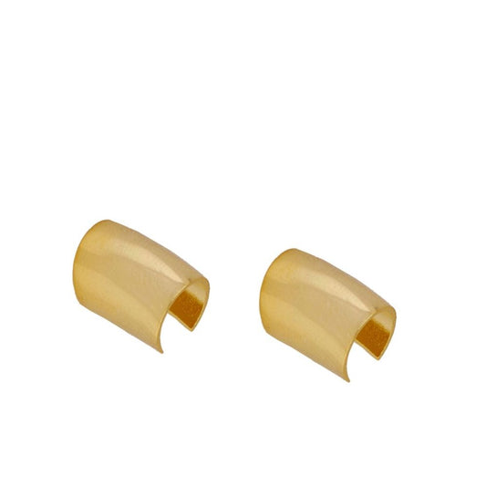 EarCuff-Ohrringe aus 925er Sterlingsilber und 18-karätiger Vergoldung. Saida