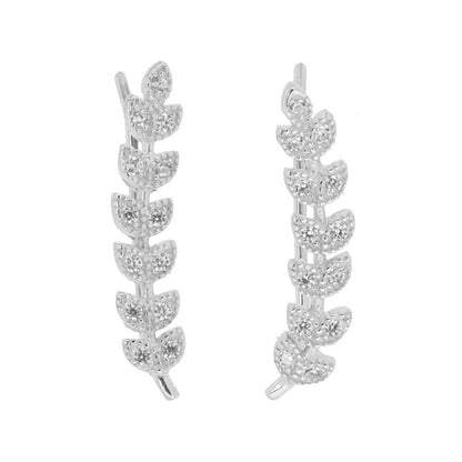 Trepadres-Ohrringe mit Zirkonsteinen aus 925er Silber Tanisha