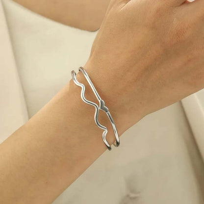 Naima Stainless Steel Cuff Bracelet
