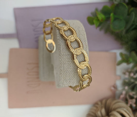 Gold Stainless Steel Bracelet Savati