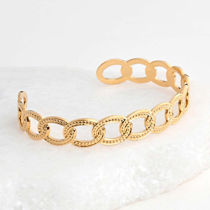 Gold Stainless Steel Bracelet Savati