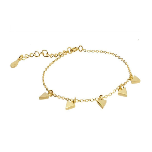 925 Ohio Silver Bracelet with 18kt Gold Plated