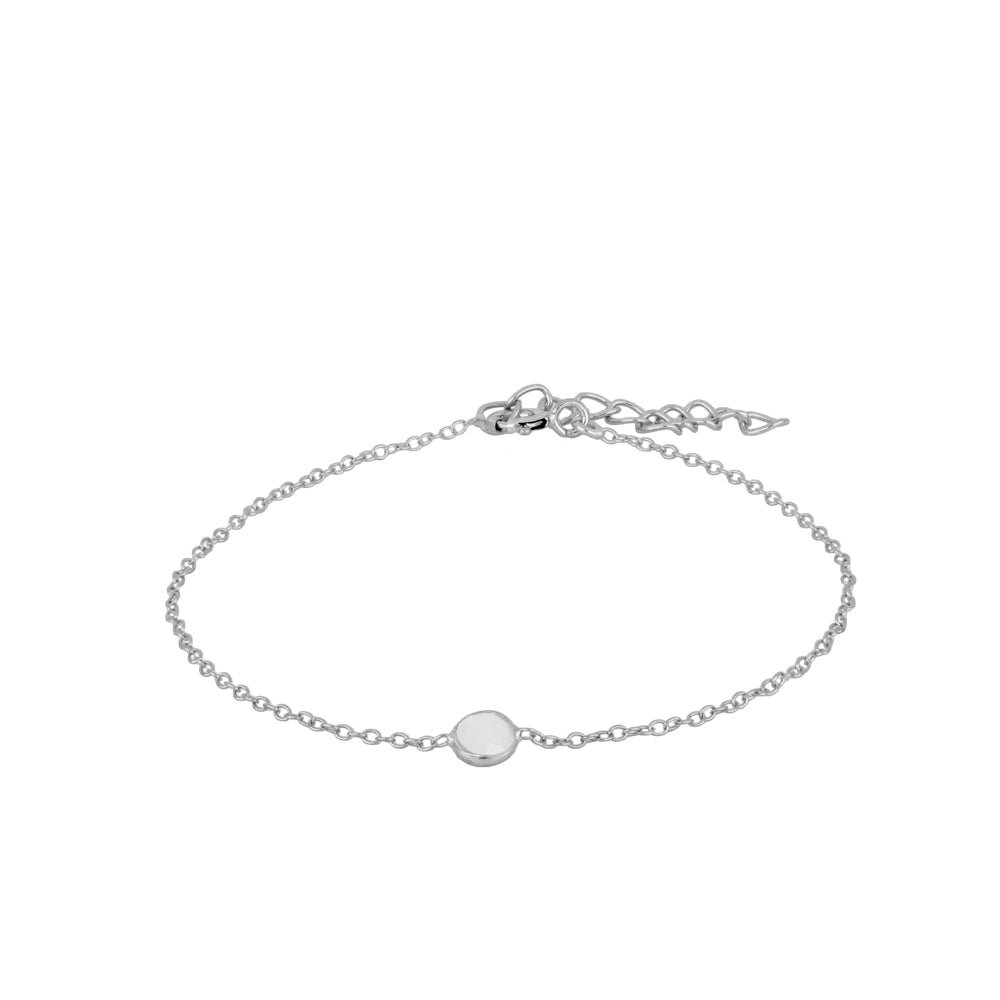 Bracelet with Natural Stones Abbi Piedra Luna in Sterling Silver